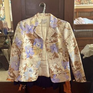 Adriana Papéll 100% silk blazer